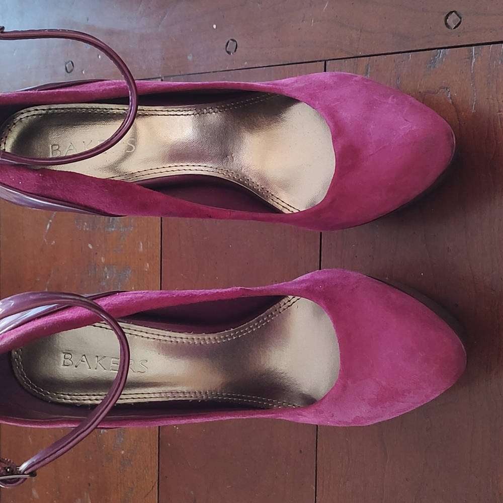 Purple Velvet Pumps